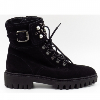 Paul Green Nubuk schwarz Stiefelette in schwarz Paul Green Nubuk schwarz Stiefelette in schwarz